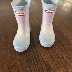 Hunter Kids' Sparkle Rain Boots in Pastel